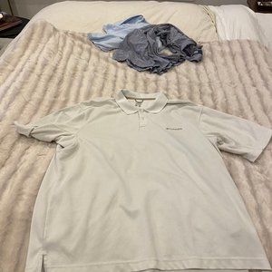 White Columbia Polo - XL - Drifit